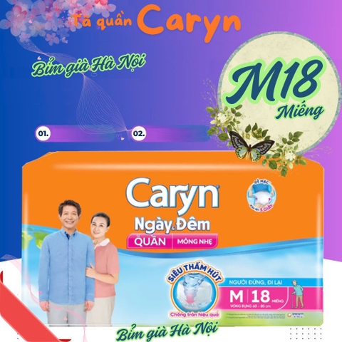 Bỉm- tã Quần người già Caryn M18/3