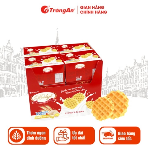 Bánh Belgi lễ Tràng An 42g/4*12