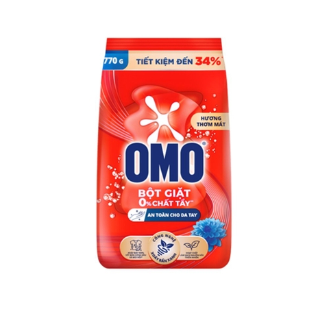 Bột giặt Omo đỏ 770g QC MỚI/24 - Thùng