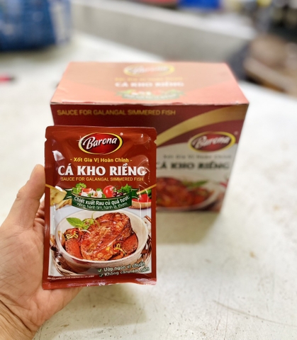 Sốt cá kho riềng Barona 80g/4H*20