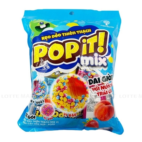 Kẹo dẻo thiên thạch Popit túi 200g/10