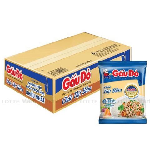 Cháo thịt bằm gấu đỏ 50gram/50