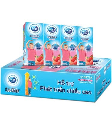 Sữa CGHL cao khỏe hương dâu 180ml/12 lốc