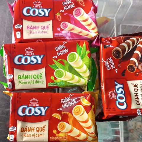 Bánh quế Cosy mix vị 132g/24 gói
