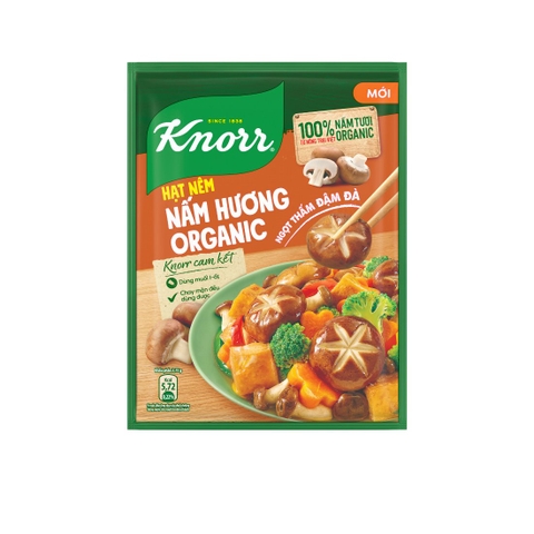 Hạt nêm Knorr Nấm Oganic 380g/16