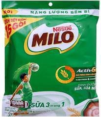 Milo bột gói bịch 330g/30 bịch*15gói