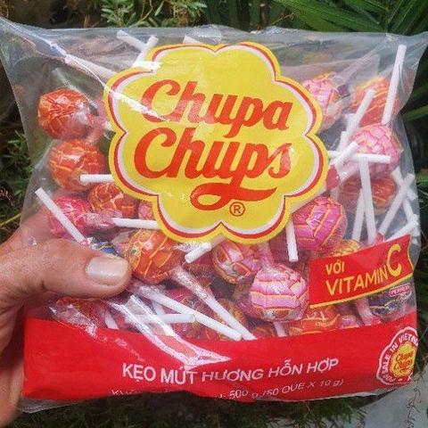 Kẹo mút Chupa Chups hương trái cây (đỏ)/18*60