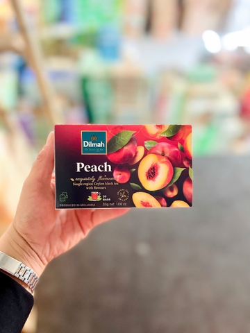 Trà nhúng Dilmah hương đào/12 hộp