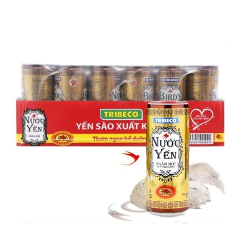 Nước yến Tribico lon 240ml/30 lon