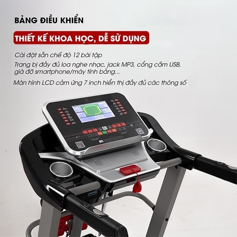 Máy chạy bộ điện đa năng Oreni RE-3