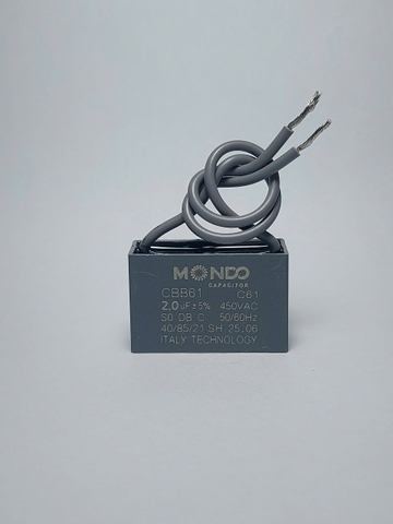 Tụ quạt vuông Mondo 2uF