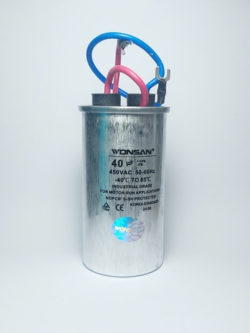Tụ dầu dây Wonsan 40uF