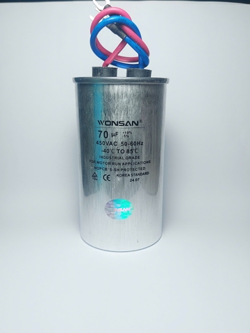 Tụ dầu dây Wonsan 70uF