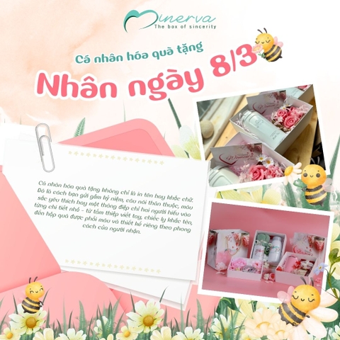 Cá Nhân Hóa Quà Tặng 8/3 – Xu Hướng Quà Tặng Độc Đáo Và Ý Nghĩa Nhất 2026