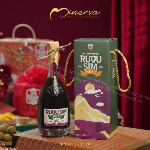 Rượu sim Yên Tử – Linh khí non thiêng trong set quà Tết Minerva