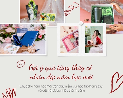 Gợi Ý Set Quà Tặng Thầy Cô Nhân Dịp Năm Học Mới