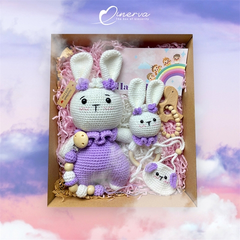 Crochet Cutie. Purple Rabbit