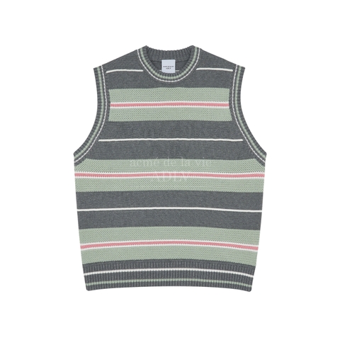 ÁO LEN ADLV KNIT VEST XANH RÊU
