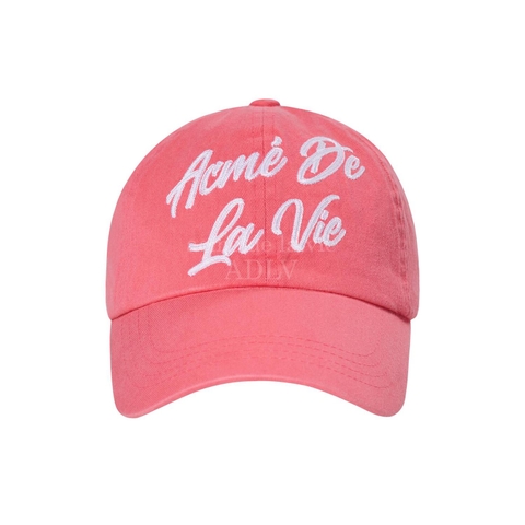 NÓN ADLV BIG SCRIPT CHAIN EMBROIDERY BALL CAP PINK