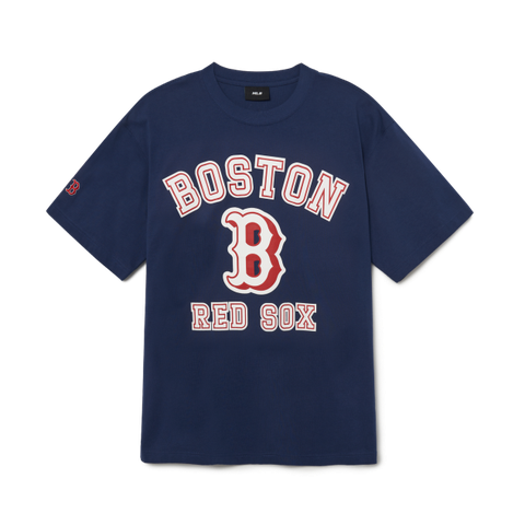 ÁO THUN MLB VARSITY GRAPHIC OVERFIT T-SHIRT BOSTON NAVY - 3ATSV0233-43NYS