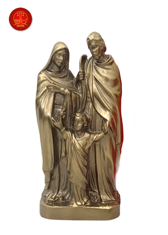 Tượng Gia Đình Thánh Gia 12cm - Màu Cổ Điển