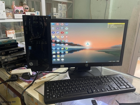 Bộ máy tính Main H61 Cpu i5-2400 Ram 4g Màn HP 19.5ink