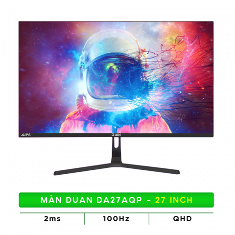 MÀN HÌNH DUAN 27 INCH 2K 100HZ DA272QP (IPS /27 INCH/ 2K /100Hz /HDMI /DP) (New)