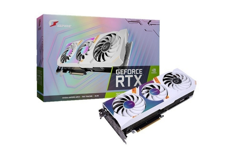 Card Màn Hình VGA Colorful iGame GeForce RTX 3060 Ultra 3fan (Trắng) (New)