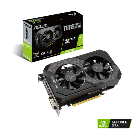 VGA ASUS TUF Gaming GeForce GTX 1660 SUPER 6GB GDDR6 OC edition (TUF-GTX1660S-O6G-GAMING)