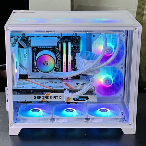 Case PC: 11.400.000đ  (CPU I5 12400F-H610 M-K-RAM 16G -VGA RX 6600-SSD 256 NVME  -NGUỒN 650W  -TẢN KHÍ LED  -VỎ KÍNH LED)