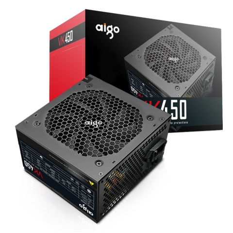 Nguồn máy tính AIGO VK450 - 450W (Màu Đen) New