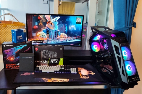 CẤU HÌNH  𝟏4𝐭𝐫: - CPU Intel i5-14500 - RAM 16GB bus 3200 - VGA GTX 1660Ti 6GB - Main ASRock B760M Pro RS/D4 - SSD 256GB NVMe - Nguồn Aigo 650W - Tản nhiệt ID-Cooling SE-55 - Case mặt kính