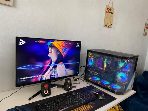 CẤU HÌNH 𝟏8𝐭𝐫: - CPU Intel i7-13700KF - RAM 16GB bus 3200 - VGA GTX 1660Ti 6GB - Main BIOSTAR Z690A-SILVER - SSD 256GB NVMe - Nguồn VSP 750W - Tản nhiệt Deepcool AK620 - Case mặt kính