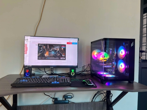 Full bộ máy tính: PC i5-12400F /3060 12gb/24ink 100Hz - Giá chỉ 14tr6