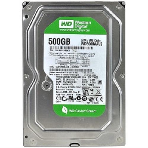 Ổ cứng HDD Western WD Green 500G/ SATA 3/ 64MB cache (2nd)