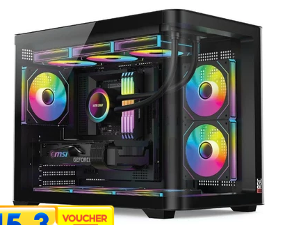 VỎ CASE MAGIC GE-02 BLACK NO FAN(E-ATX)