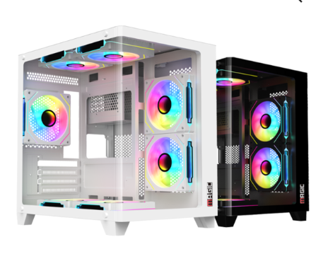 VỎ CASE MAGIC GM-02 CURVED (MATX) WHITE NEW