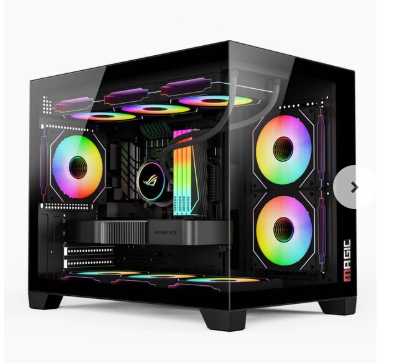 VỎ CASE MAGIC GM-06 BLACK NO FAN( MATX)