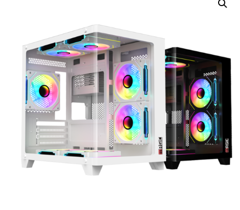 VỎ CASE MAGIC GM-02 CURVED (MATX) BLACK NEW