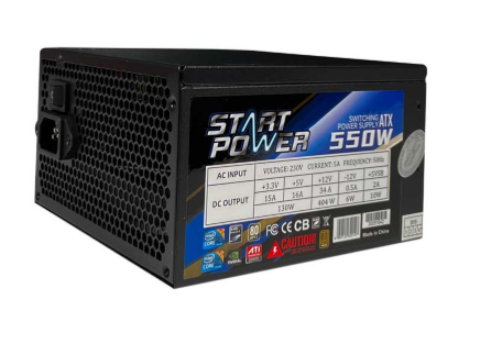 Nguồn máy tính Start Power 550W 80 Plus...