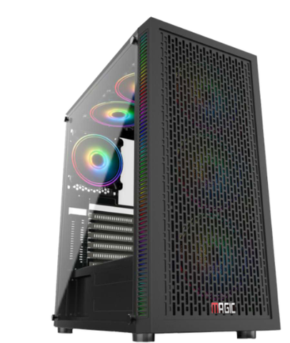VỎ CASE MAGIC LUXURY I FULL TOWER BLACK 4 FAN (E-ATX) NEW