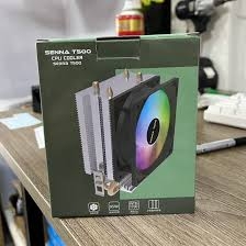 TẢN NHIỆT KHÍ CPU SENNA T500 BLACK RGB (Trắng)