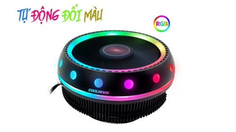Quạt Tản Nhiệt, Fan CPU Coolmoon UFO X Led RGB