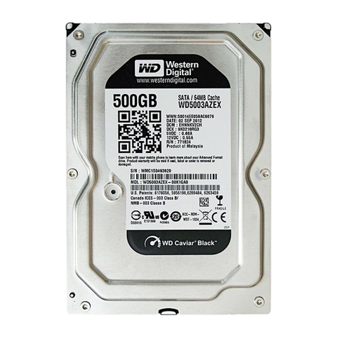 Ổ cứng HDD WD Black 500GB 2.5 inch SATA III 64MB Cache (2nd)