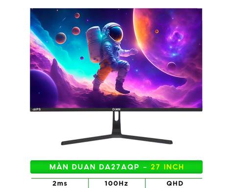 MÀN HÌNH DUAN 27 INCH 2K 100HZ DA272QP (IPS /27 INCH/ 2K /100Hz /HDMI /DP) (New)