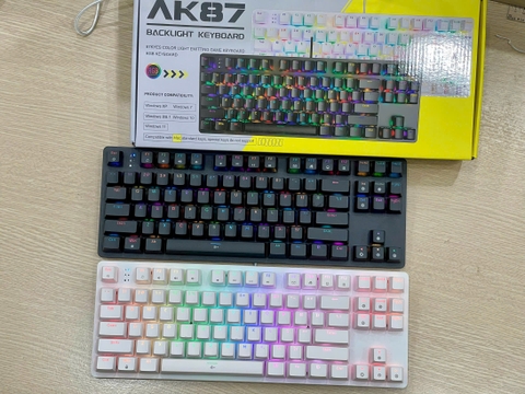 Bàn phím cơ Gaming EK87 (Đen)