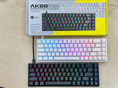 Bàn phím cơ Gaming EK68 (Đen)
