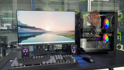 Full bộ máy tính: CPU i5 11400f/H510/1660s/24ink 100Hz