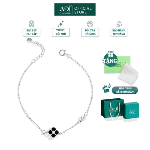 Lắc tay Trang sức bạc 925 ADJ an toàn dễ thương cao cấp - SLT10885ADJ