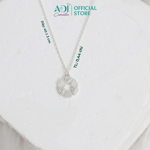 Dây Chuyền Nữ Bạc ADJ 925 Tam Hợp Tình Yêu Phụ Kiện Trang Sức Nữ  SD146144AD